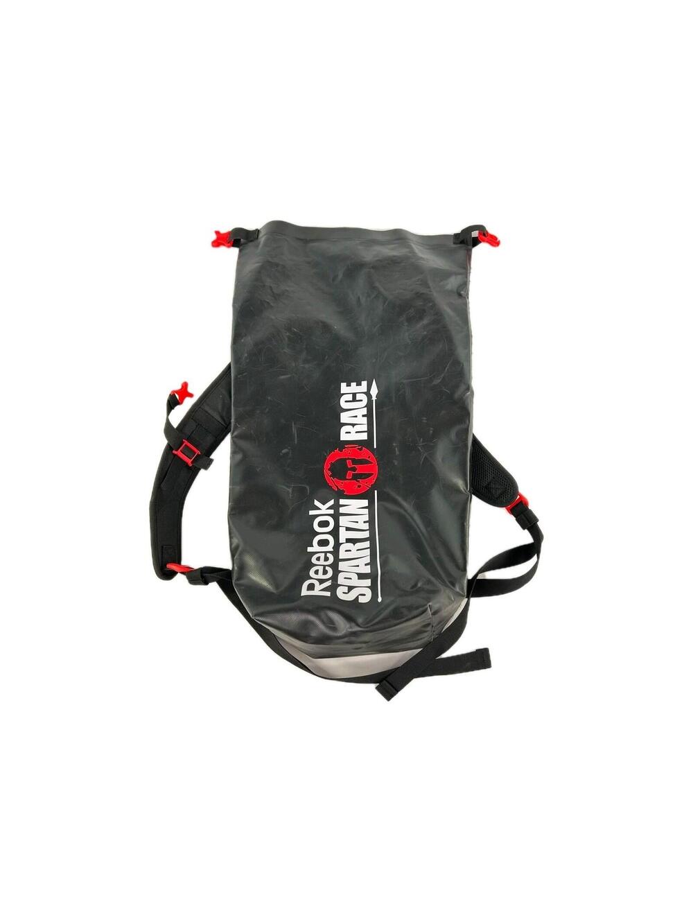 Reebok Spartan Race Waterproof Bag Large black Foldover clip Closure Backpack